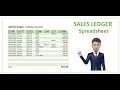 Sales Ledger - How to Create it in Excel in 6 minutes