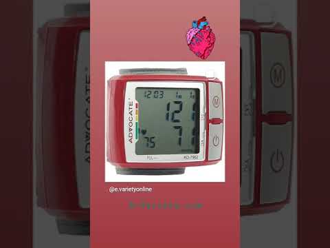 Advocate Wrist Blood Pressure Monitor With Color Indicator