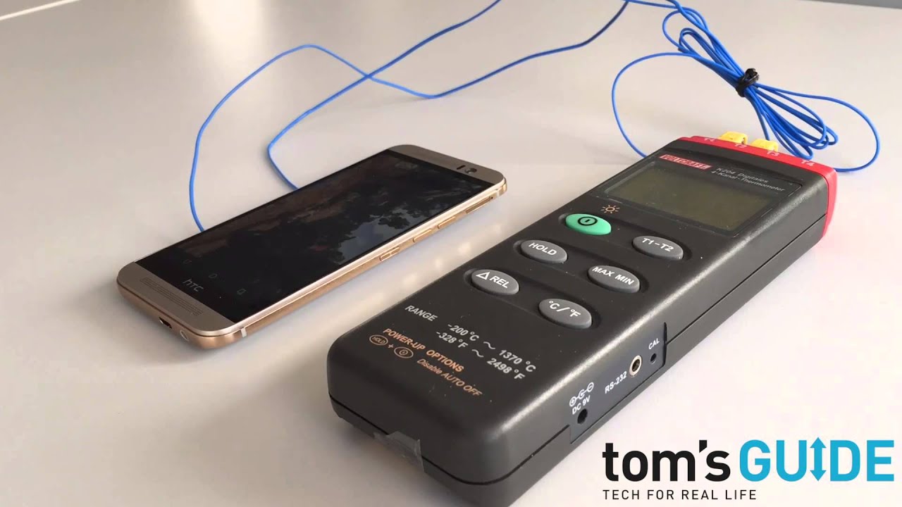 Test chauffe HTC One M9 - YouTube