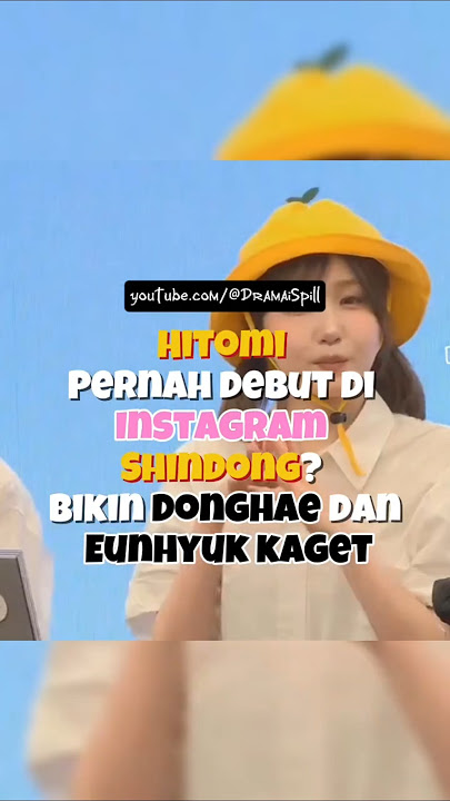 Kocak!! Hitomi Dan Shindong, Interaksk Yang Tidak Terduga #kpop #shorts