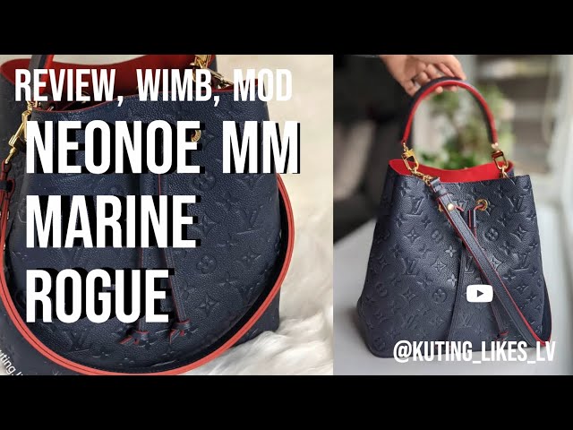 Louis Vuitton NEONOE MM Empreinte (Black/Beige) Review ( What fits