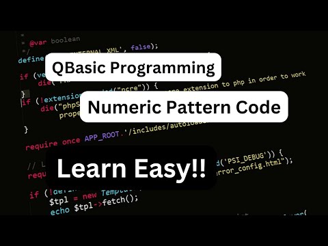 QBasic Numeric Pattern | Easy Code |