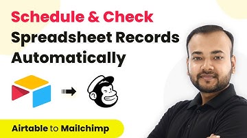 How to Automatically Schedule and Check Spreadsheet Records - Airtable to Mailchimp