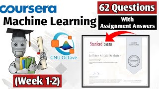 Machine Learning From Stanford University | Coursera |  All Quiz & Assignment Answer