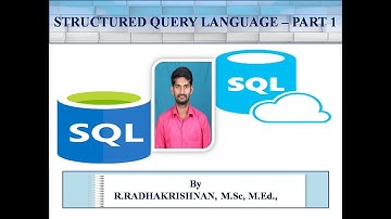 TN State Board||Computer Science||CS||Chapter 12||SQL Part 1||Structured Query Language