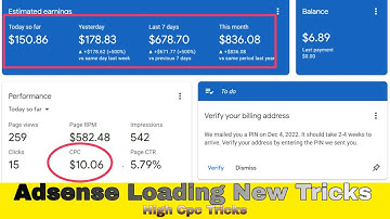 Adsense Loading Kaise Kare 2023 | Adsense Loading High Cpc Keywords | New Tricks | New Method