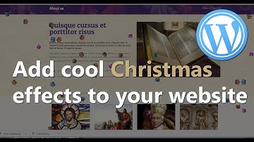 Christmas Effects | How to add cool Effects to your Website