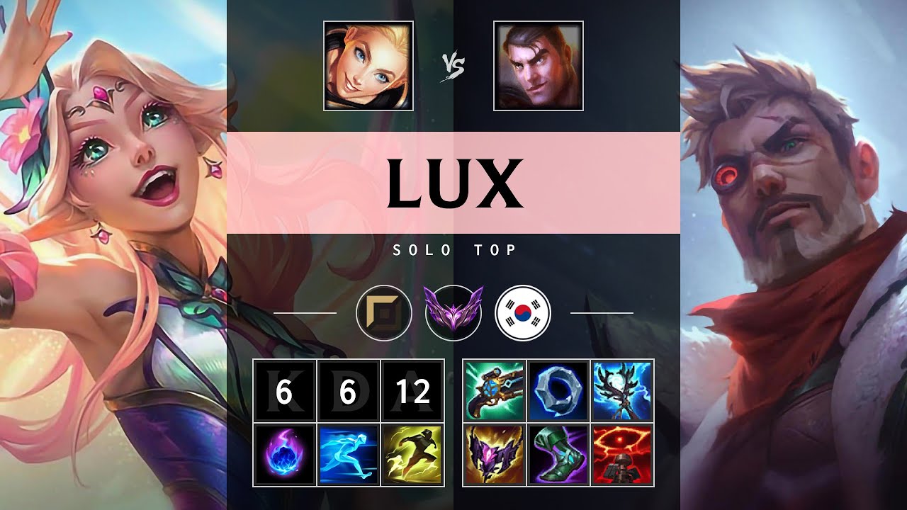 Lux Top vs Jayce - KR Master Patch 25.07