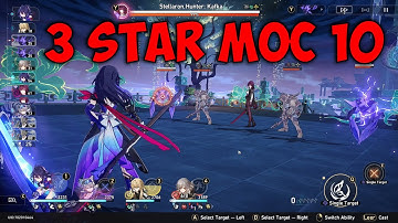 3 Star Clear Memory of Chaos 10 - E0S1 Seele E0 Jing Yuan - MoC Version 1.1