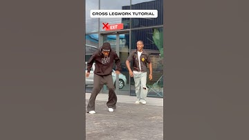 Cross legwork tutorial #dance #tutorials