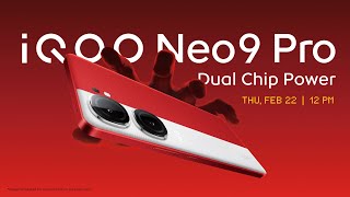 Presenting #iQOONeo9Pro | Watch the Launch & Win* 3 #iQOONeoPro #PowerToWin