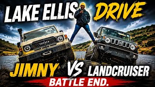 Landcruiser vs Jimny End Battle On Lake Ellis Drive