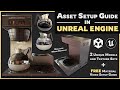 Coffee Maker and Pot Mesh & Material Setup in Unreal Engine | Asset Guide
