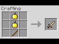 Minecraft UHC but you can craft swords out of any block..