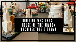 Building Westeros: House of the Dragon Architecture Diorama Timelapse (Non-LEGO Set)