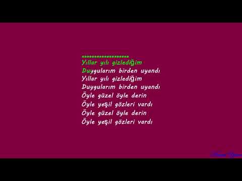 Bir çift sevdalı bakışın - Karaoke (Karar ses: re)