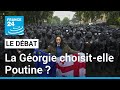 Loi sur linfluence trangre  la gorgie choisitelle poutine   france 24