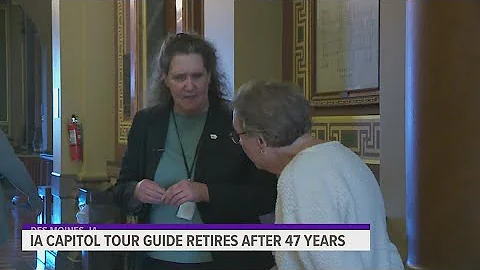 Beloved Iowa State Capitol tour guide announces retirement after 47 years