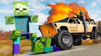 Zombie Invasion #4 - The Giant Is Coming (short film) - Beamng drive