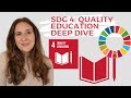 Sdg 4 quality education  un sustainable development goals  deep dive