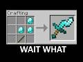 Minecraft wait what meme part 27 (What Crafting Sword)