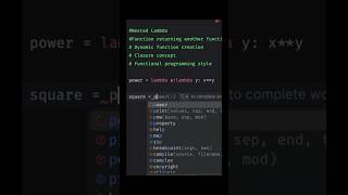 Nested lambda in python  #python #pythonprogramming