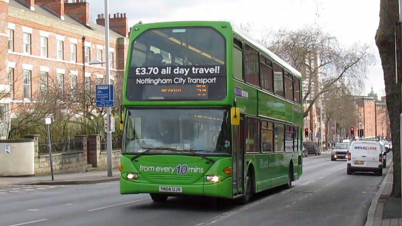 Buses on Mansfield Road Nottingham YouTube