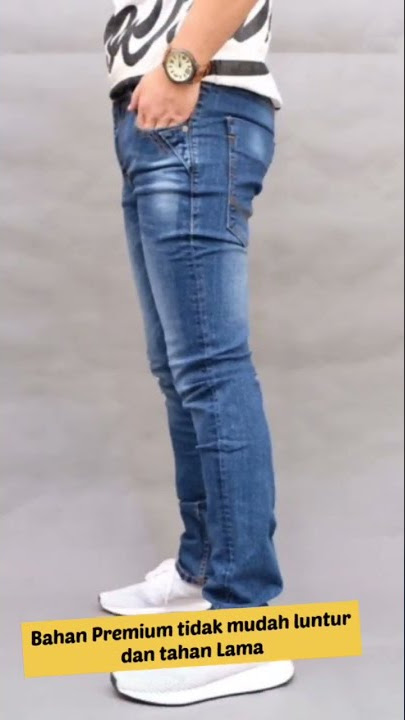 Celana berbahan levis tebal anti sobek