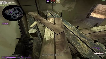 MIRAGE BACKWARDS LADDER ROOM TO WINDOW JUMP (VANILLA SETTINGS, 64 TICK, NOBIND, BHOP)