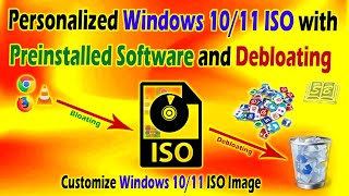 How to create a Personalized Windows 10/11 ISO with Preinstalled Software | Debloat windows 11 screenshot 2