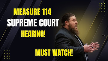 Measure 114 Oregon Supreme Court Hearing 11/6/25  Must Watch!
