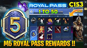 PUBG M5 ROYAL PASS // M5 1 TO 50 RP REWARDS SAMSUNG,A3,A5,A6,A7,J2,J5,J7,S5,S6,S7,S9,A10,A20,A30,A50