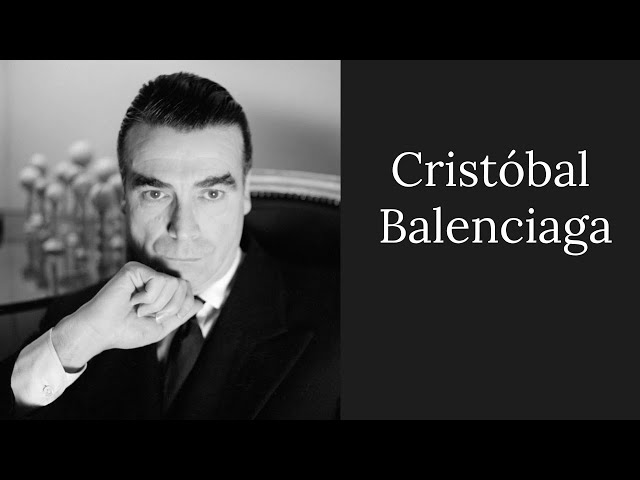 Perfervid Hændelse træk uld over øjnene Cristóbal Balenciaga - THE GREAT MASTER OF FASHION - YouTube