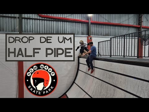 Drop de um half pipe de 4m | #vertical #skateboarding #skate - YouTube