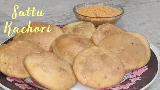 लिट्टी कचौड़ी- सत्तू कचौड़ी/लिट्टी फ्राई|Sattu ki kachori|khasta litti fry