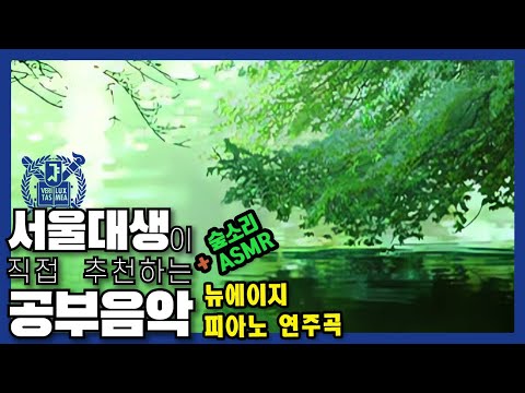 서울대생이 직접 추천하는 공부 음악 | 스터디 뮤직 | 뉴에이지 피아노 연주곡 + 숲소리 ASMR | 집중력 향상 | 50분 공부하고 10분 쉬기!!