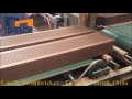 Double clay strips vacuum extruder for clay brick molding