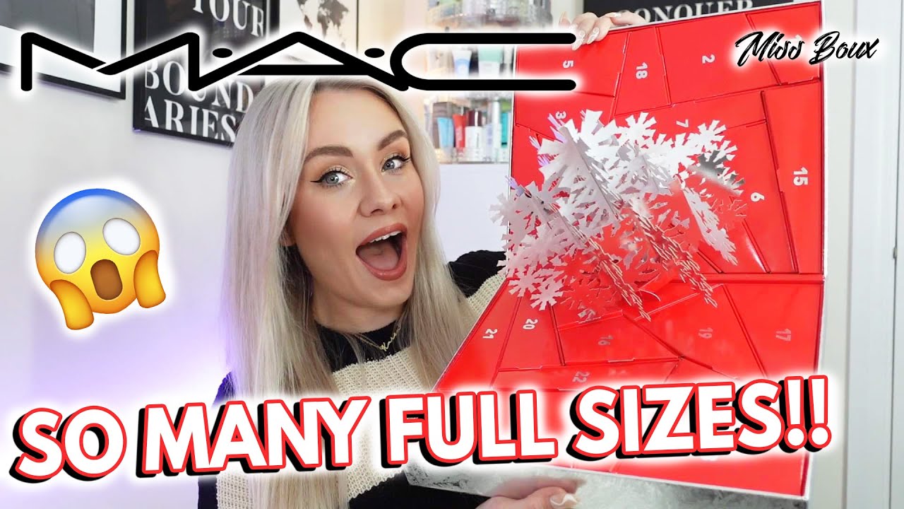 SO MANY FULL SIZES!! MAC ADVENT CALENDAR UNBOXING 2023 | ✨ | MISS BOUX