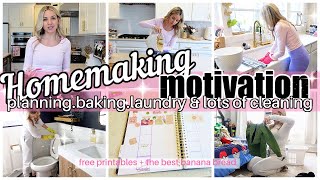 *NEW*HOMEMAKING MOTIVATION CLEAN WITH ME, BAKING, PLAN WITH ME + MORE TIFFANI BEASTON 2024