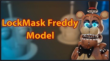How to model a LockMask Freddy (Blender/FNAF) (Speed Modeling)