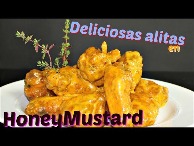 ALITAS DE POLLO A LA MOSTAZA Y MIEL - Facil (buffalo wings in honey  mustard) - YouTube