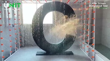 Customized LED Letter Sign Waterproof Test | Durability Demonstration