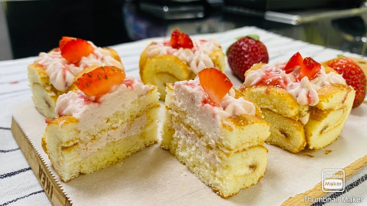 Mini strawberry cheesecake
