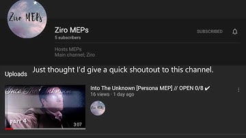 Shoutout to Ziro MEPs