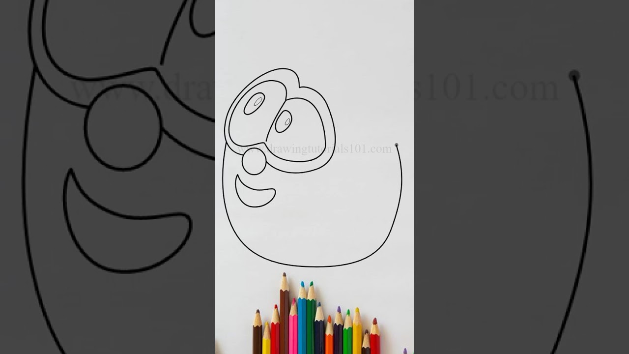 Drawing Joe from VeggieTales in the City