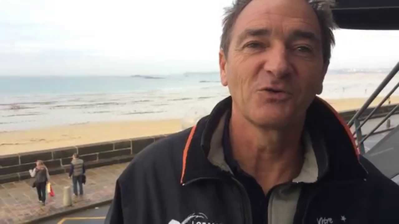 Interview de Bertrand de Broc à la veille du départ de la Route du Rhum