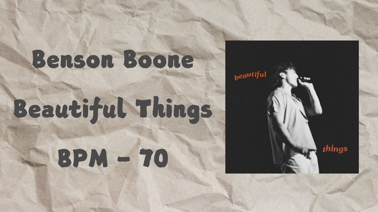 Benson Boone - Beautiful Things 動態鼓譜 | Drum Sheet PDF Free Download