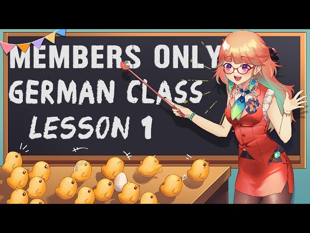 【GERMAN CLASS #1】Mein Name ist... KIARA! 【Originally Members only】のサムネイル