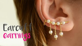 How to make long EAR CUFFS EARRINGS