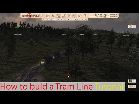 Workers and Resources: Soviet Republic | How to build a Tram line *Tutorial*